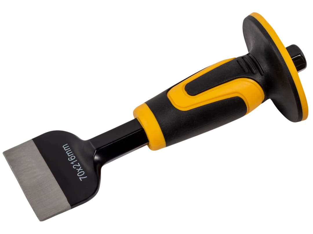 Roughneck Brick Bolster with Hand Guard 70x216mm (2.3/4x8.1/2in) 16mm Shank 31-986