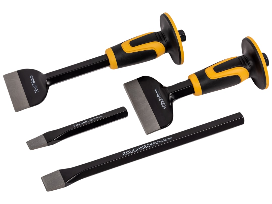Roughneck Bolster & Cold Chisel Set 4 Piece 31-994