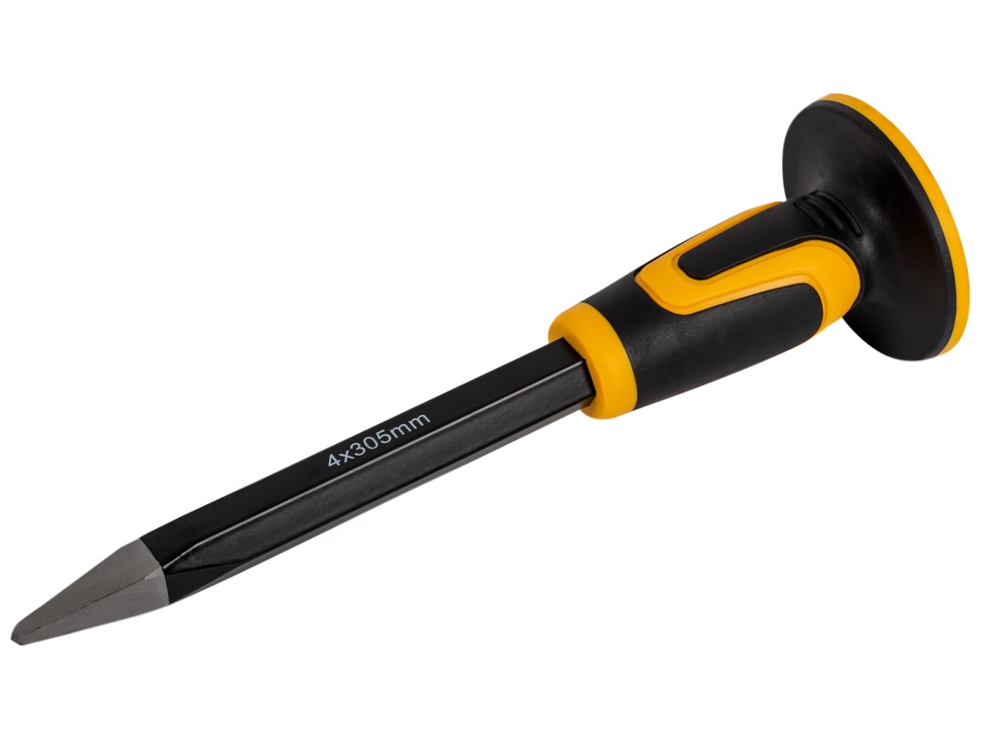 Roughneck Concrete Chisel With Guard 300 x 25 x 4mm Point 31-998