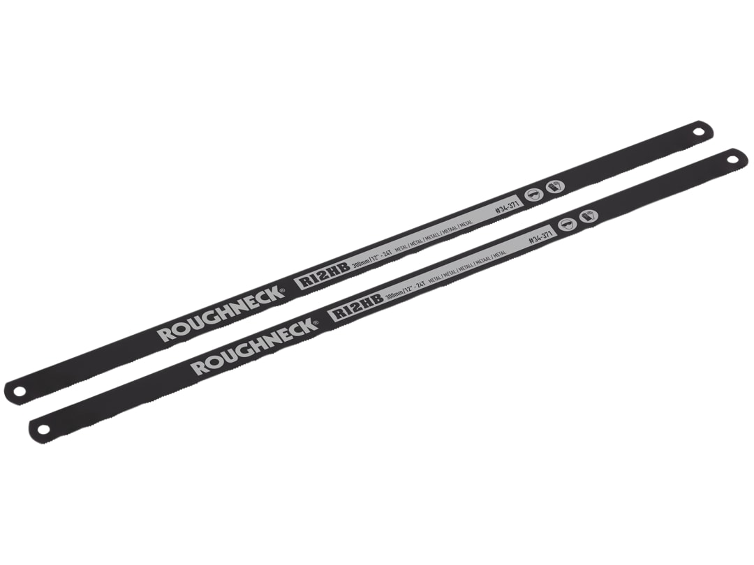 Roughneck R12HB Hacksaw Blades 300mm (12in) x 24 TPI Pack 2 34-371