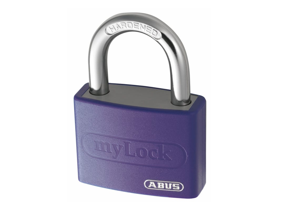 Photos - Bike Lock ABUS Mechanical T65AL/40mm My Lock Aluminium Padlock Violet 10050023-01 