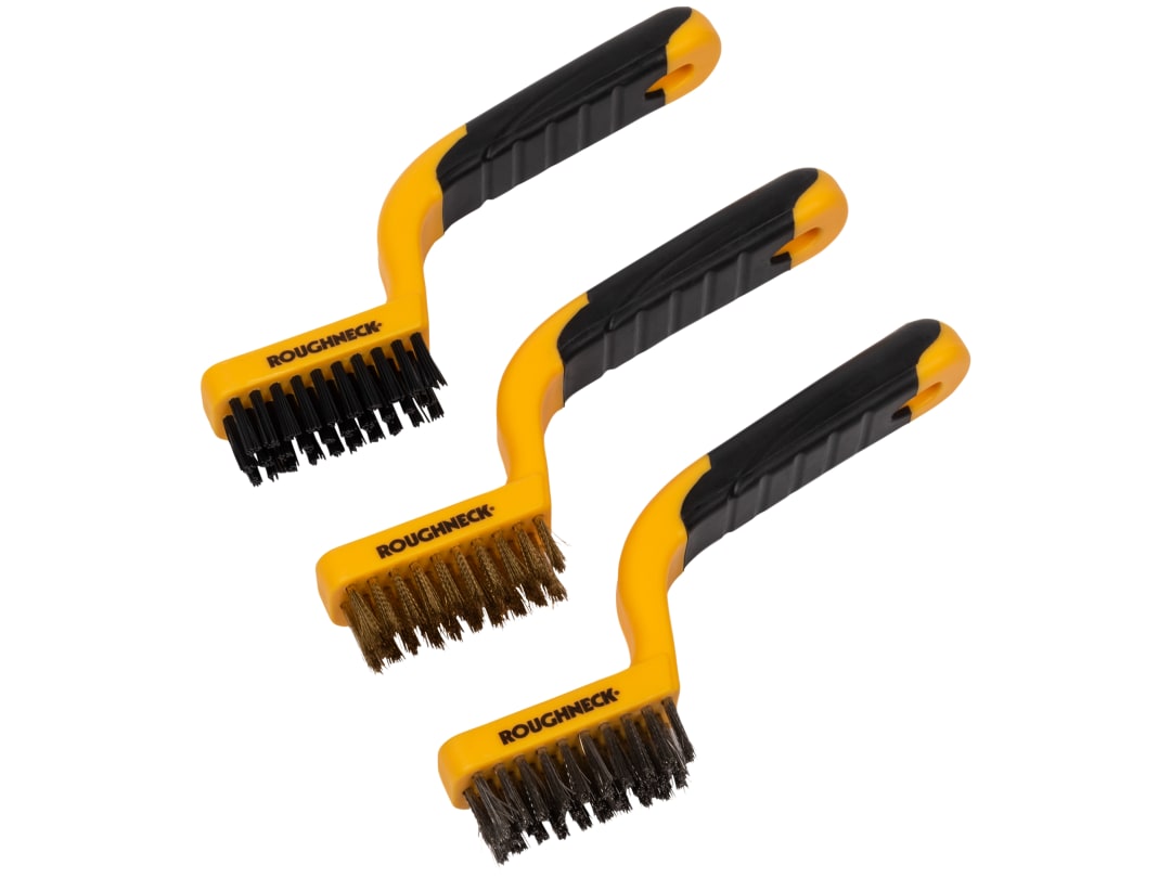 Roughneck Narrow Wire Brush Set, 3 Piece 52-010
