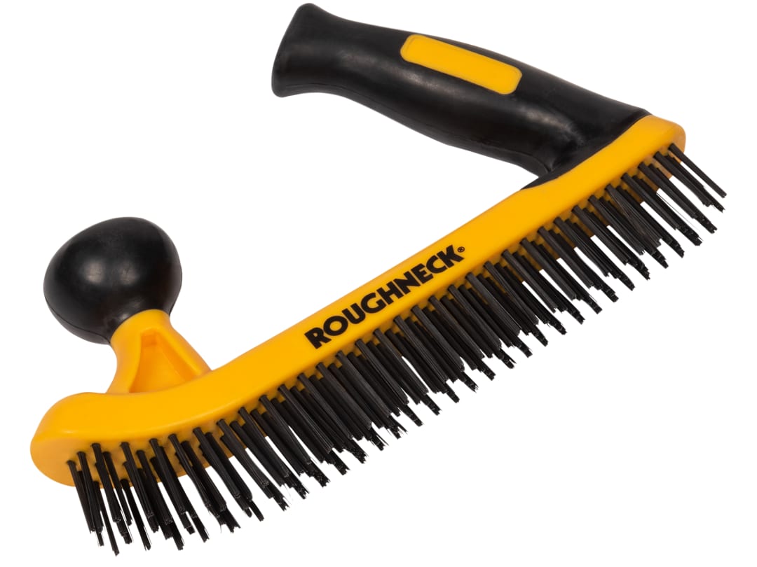 Roughneck Two-Handed Wire Brush Soft-Grip 52-052
