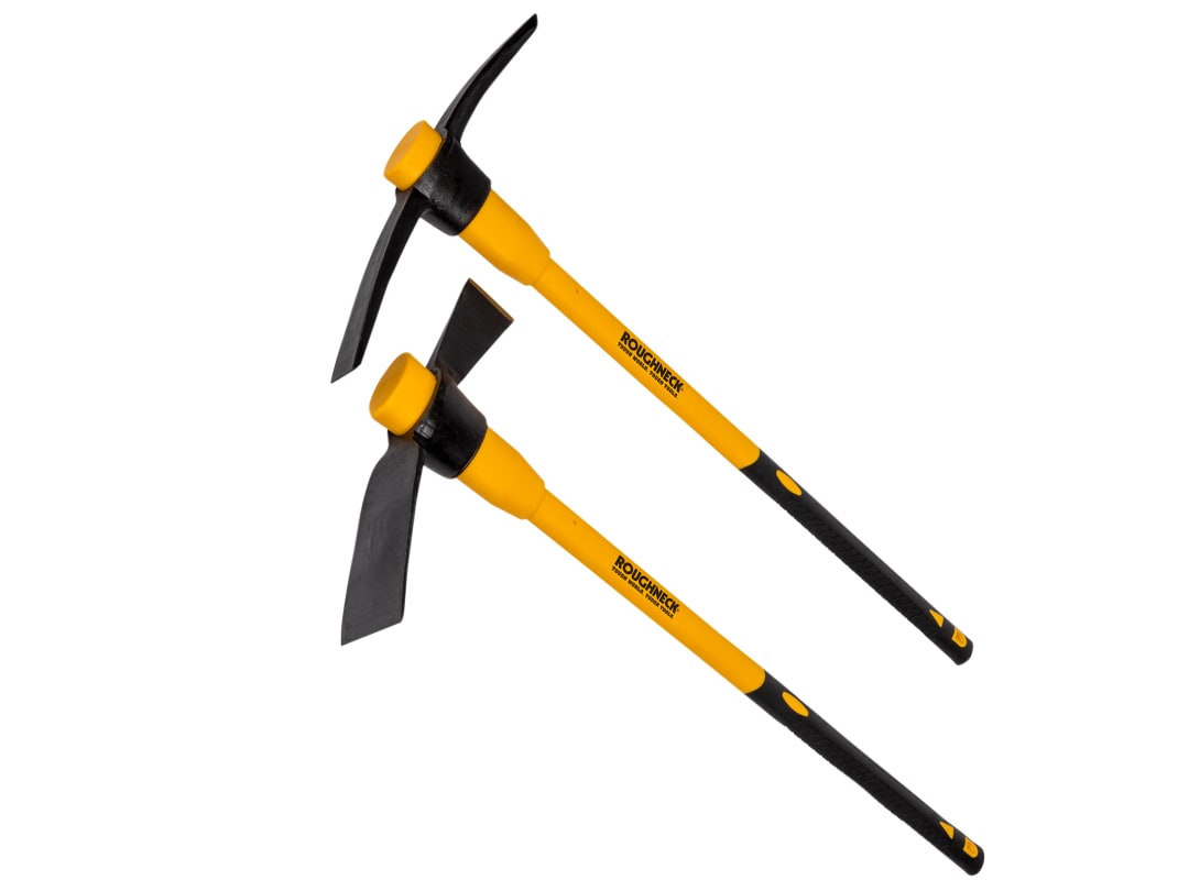 Roughneck Pick Axe and Cutter Mattock Set, 2 Piece 64-104
