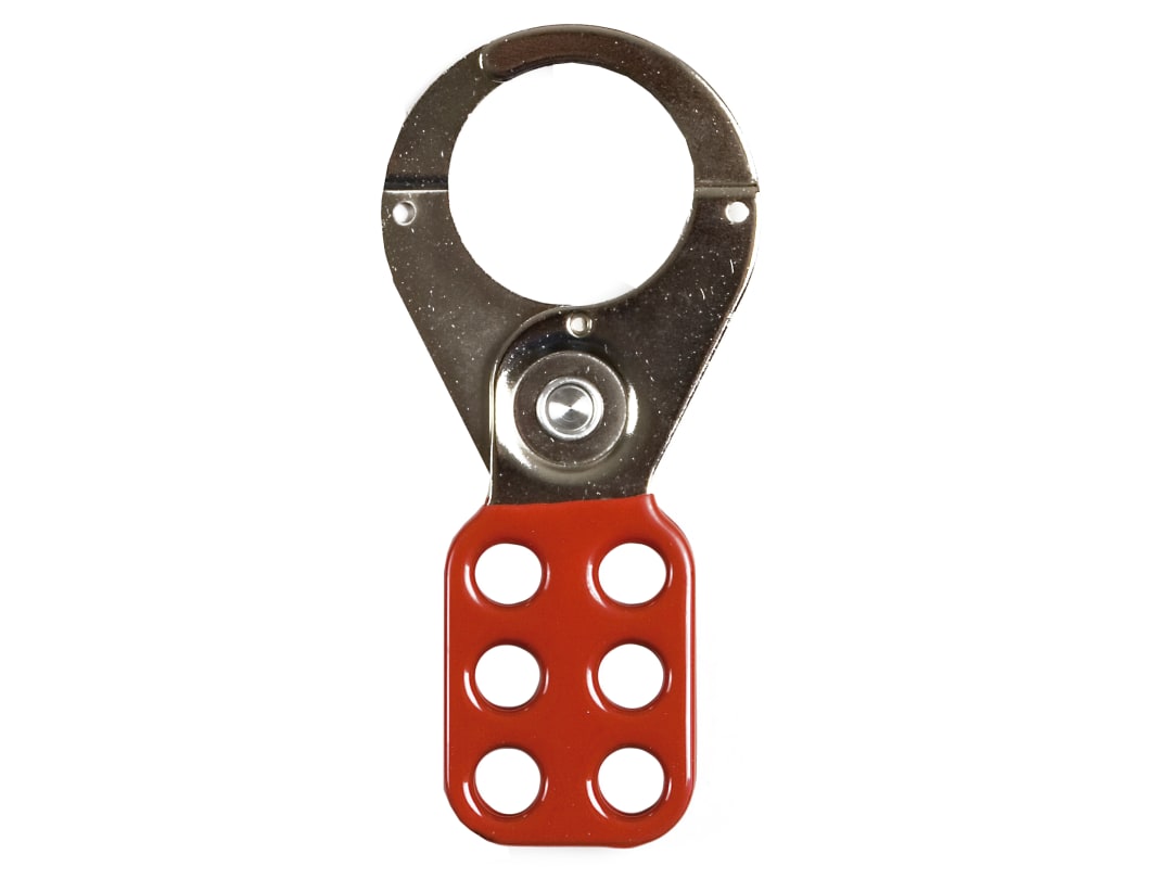 ABUS Mechanical 702 Lock Off Hasp 38mm (1.1/2in) Red 10035768-01