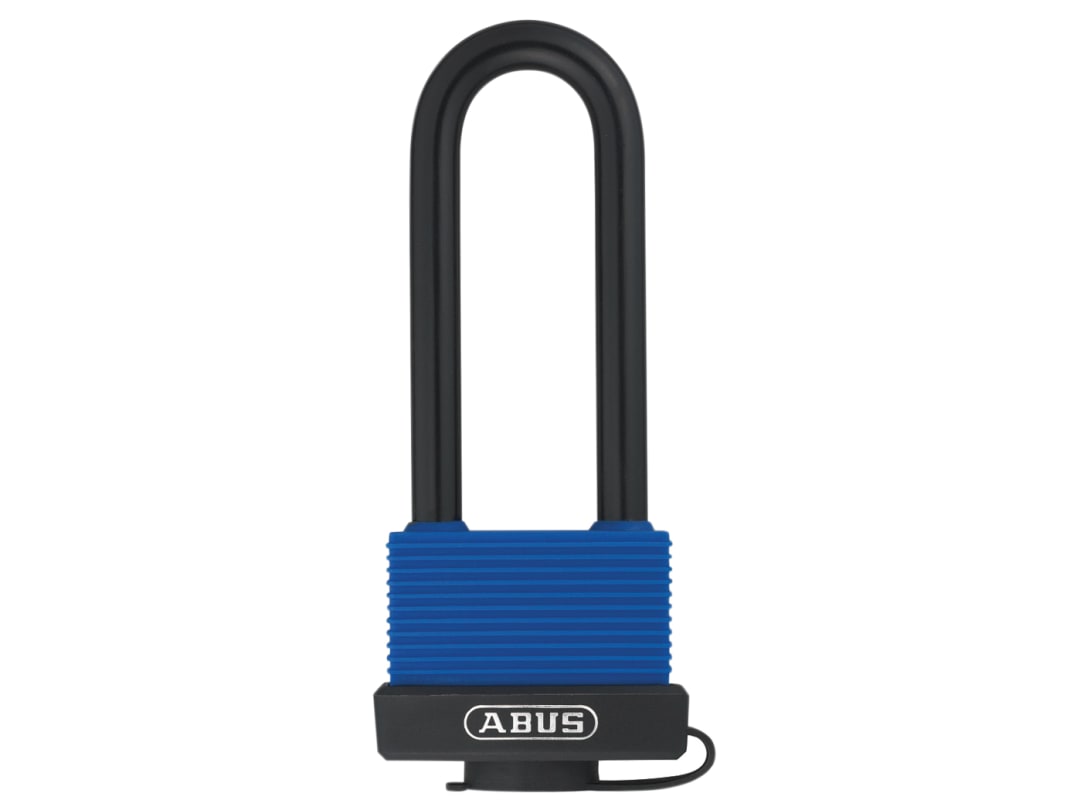 ABUS Mechanical 70IB/50mm Aqua Safe Brass Padlock 80mm Long Shackle Carded 10050660-01