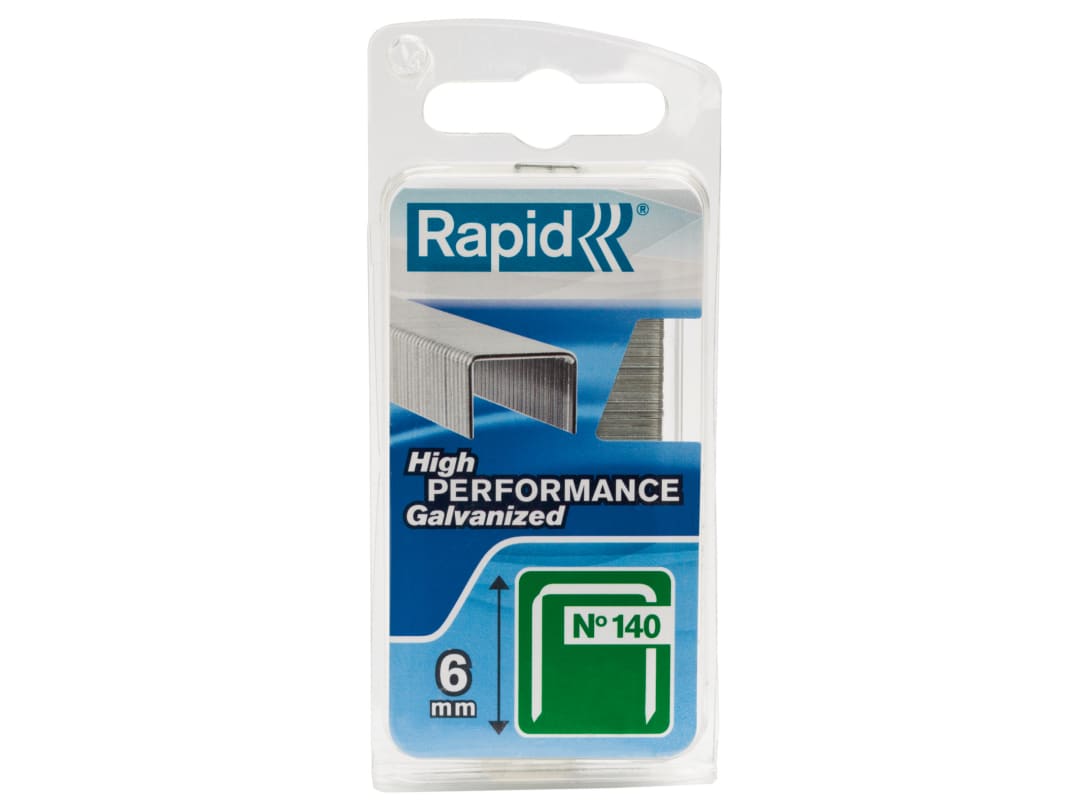 Rapid 140/6NB 6mm Galvanised Staples (Narrow Box 970) 40109513