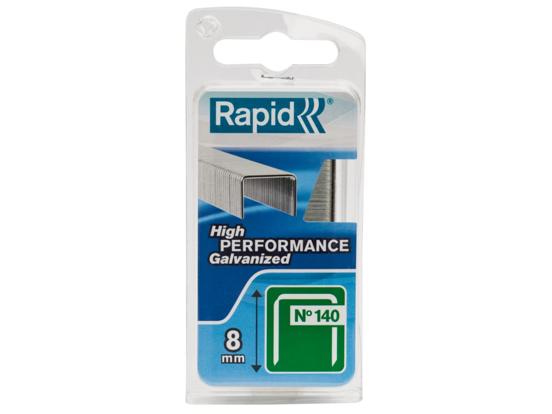 Rapid 140/8NB 8mm Galvanised Staples (Narrow Box 970) 40109514