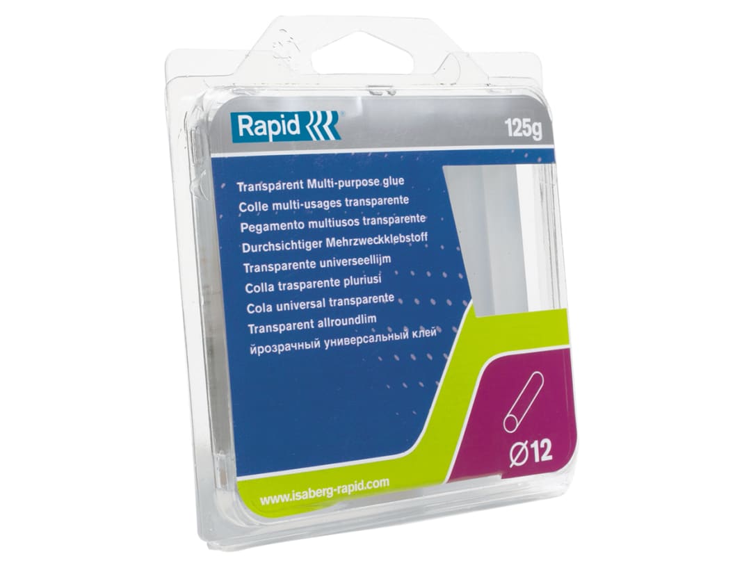 Rapid Transparent Glue Sticks 12 x 94mm (Pack 13) 40107356