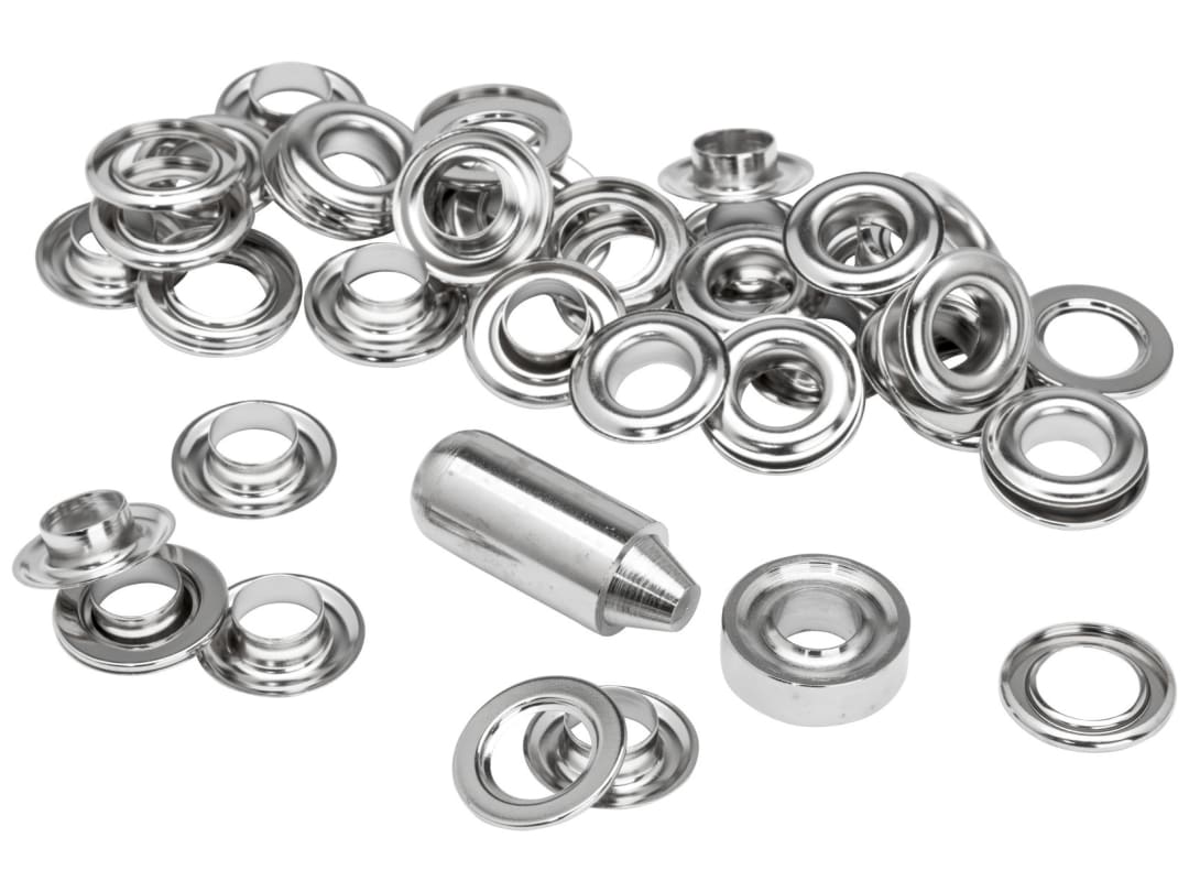 Rapid Eyelets 12 x 23mm (25) + Metal 2 Piece Anvil 5000413
