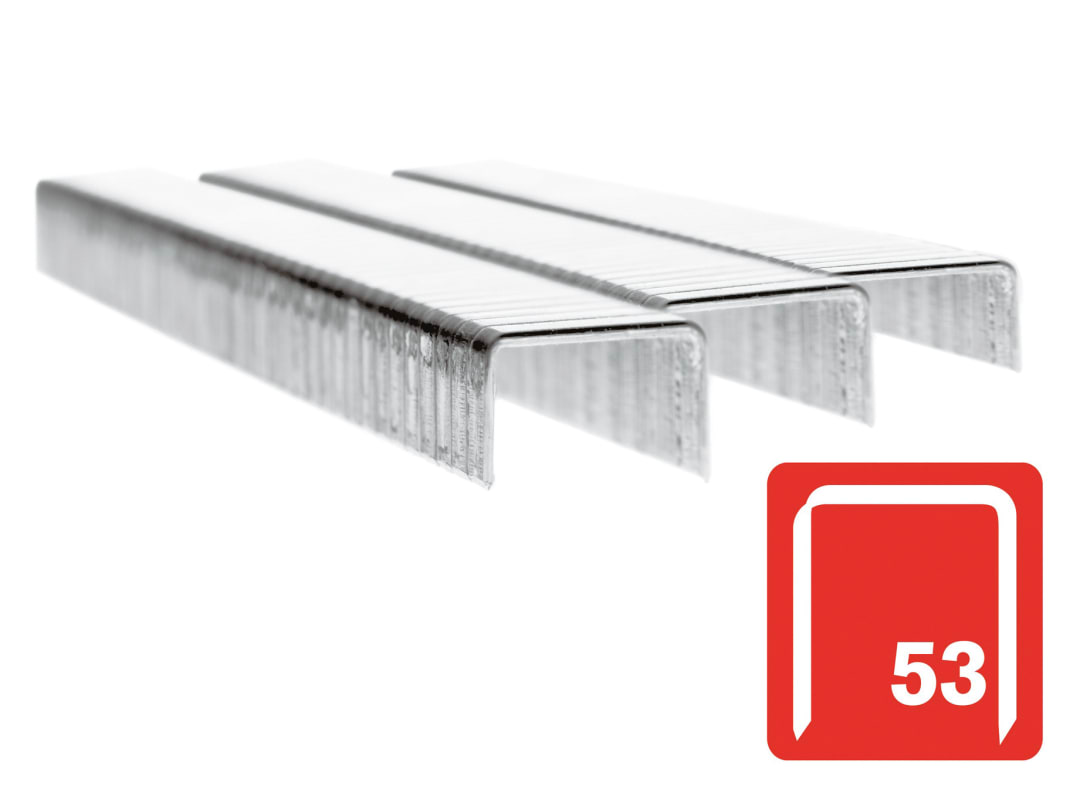 Rapid 53/6B 6mm Galvanised Staples (Box 2500) 11856225