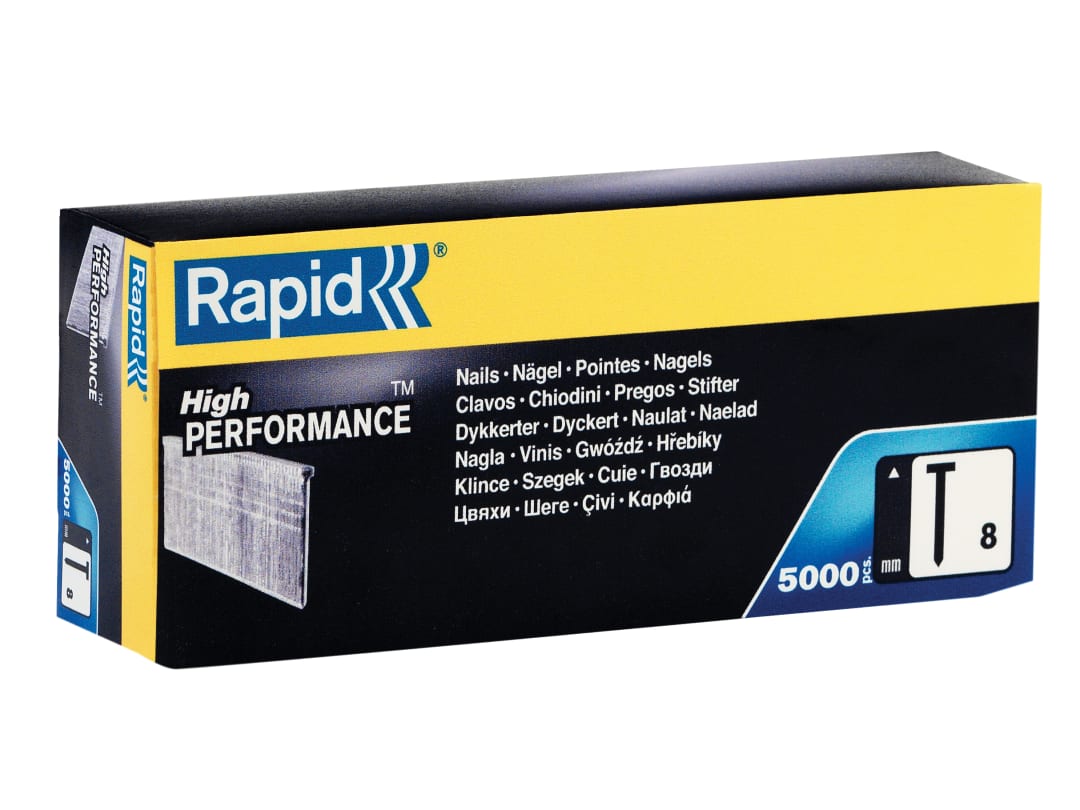 Rapid No.8 Brad Nails 18Ga 50mm (Box 5000) 40100537