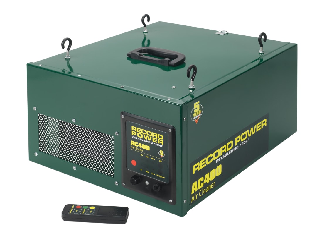 Record Power AC400 Two Stage Air Filter with Remote AC400