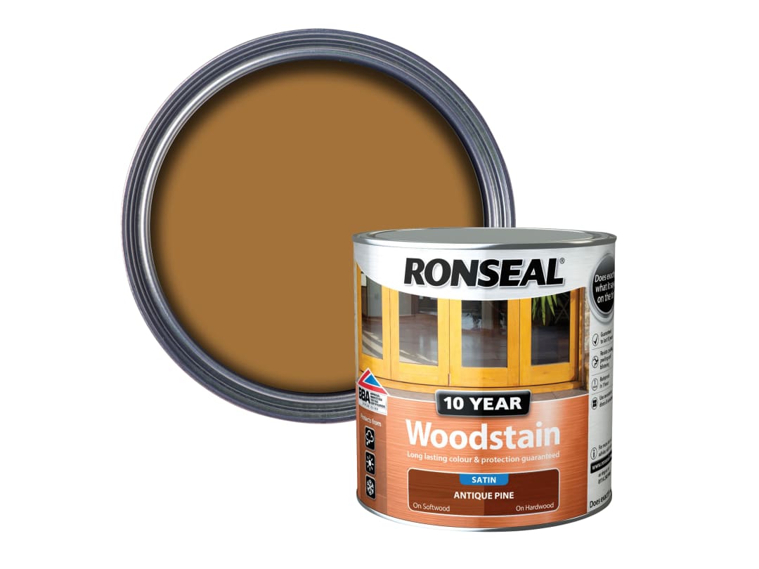 Ronseal 10 Year Woodstain Antique Pine 2.5 litre 38687