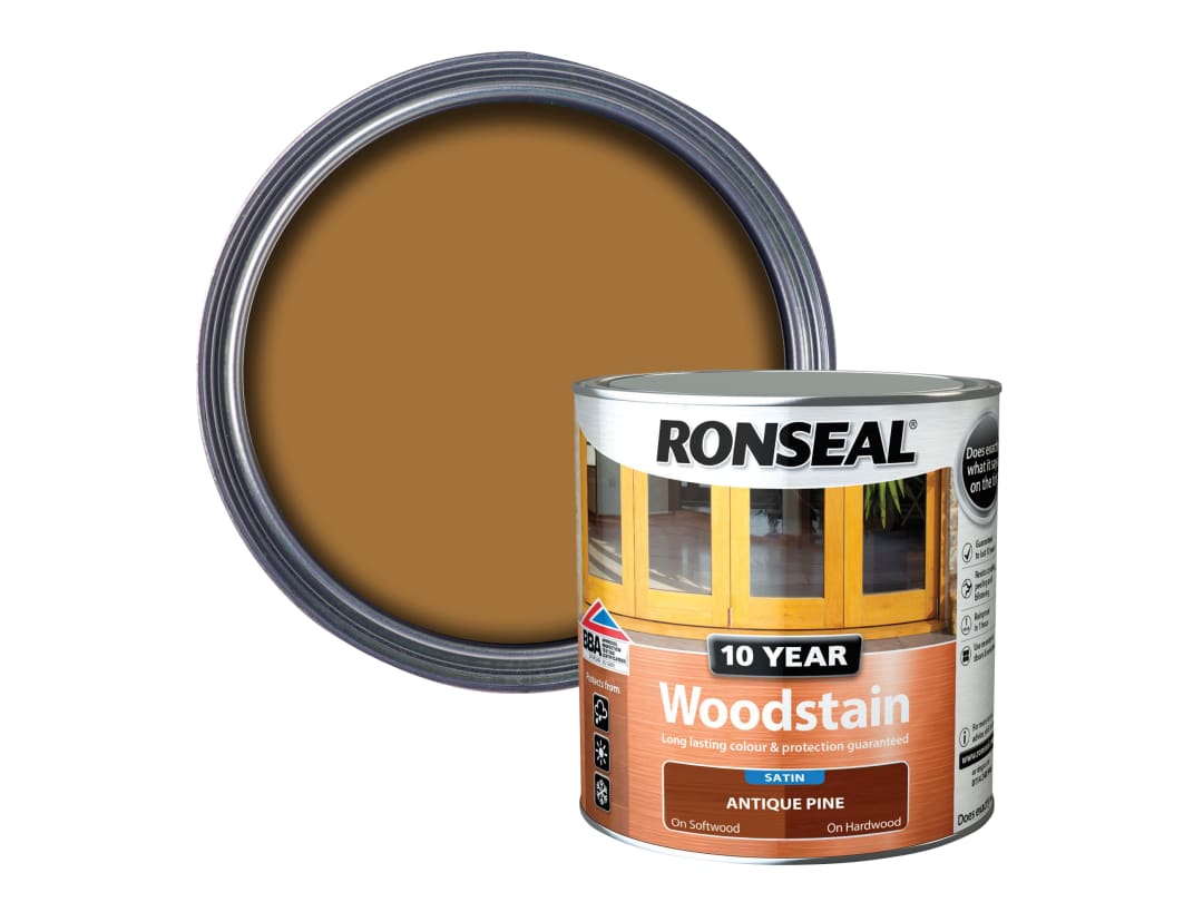 Ronseal 10 Year Woodstain Antique Pine 750ml 38676