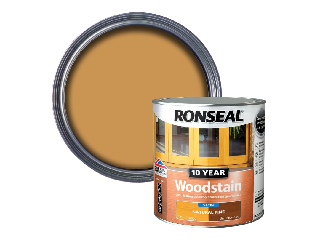 Ronseal 10 Year Woodstain Natural Pine 750ml 38677