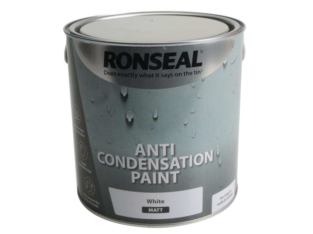 Ronseal Anti Condensation Paint White Matt 2.5 litre 37475