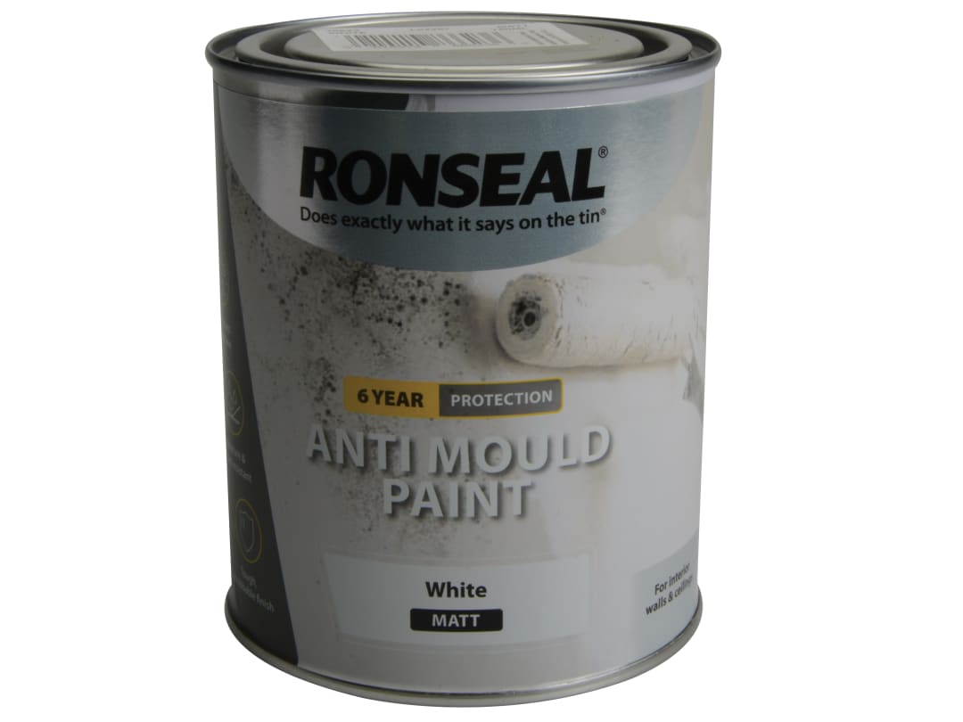 Ronseal 6 Year Anti Mould Paint White Matt 2.5L 36624 36624