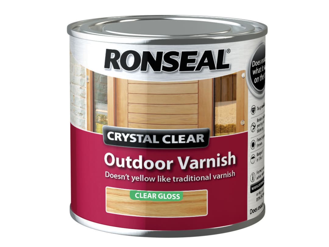 Ronseal Outdoor Varnish Matt Clear 250ml 37367