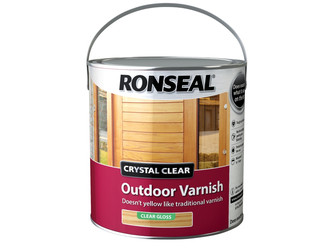 Ronseal Outdoor Varnish Matt Clear 750ml 37368
