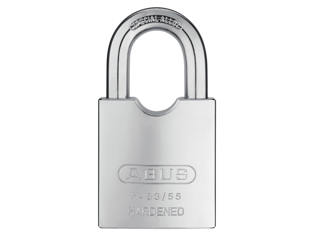 ABUS Mechanical 83/55mm Rock Hardened Steel Padlock Carded 10053929-01