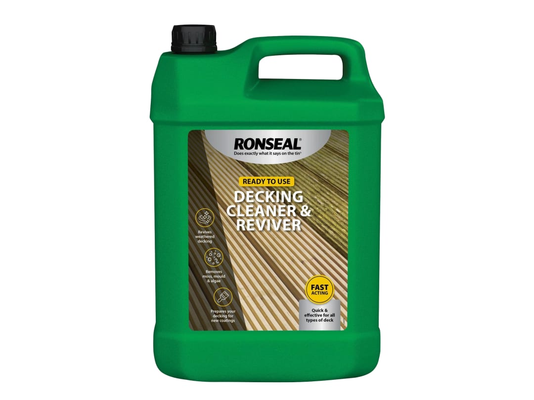 Ronseal Decking Cleaner & Reviver Ready To Use 5L 35903 35903
