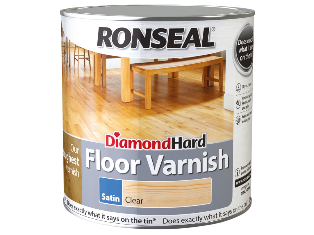 Ronseal Diamond Hard Floor Varnish Clear Gloss 5 litre 33607