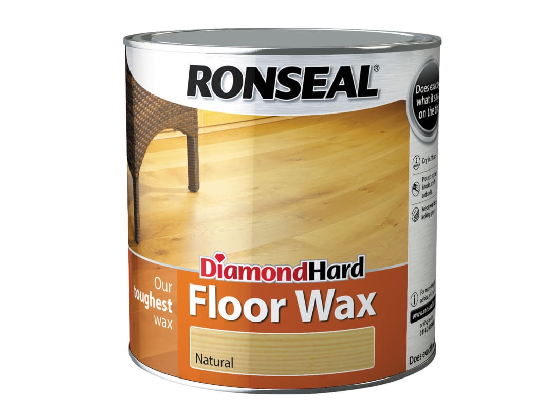 Ronseal Diamond Hard Floor Wax Natural 2.5 litre 34960