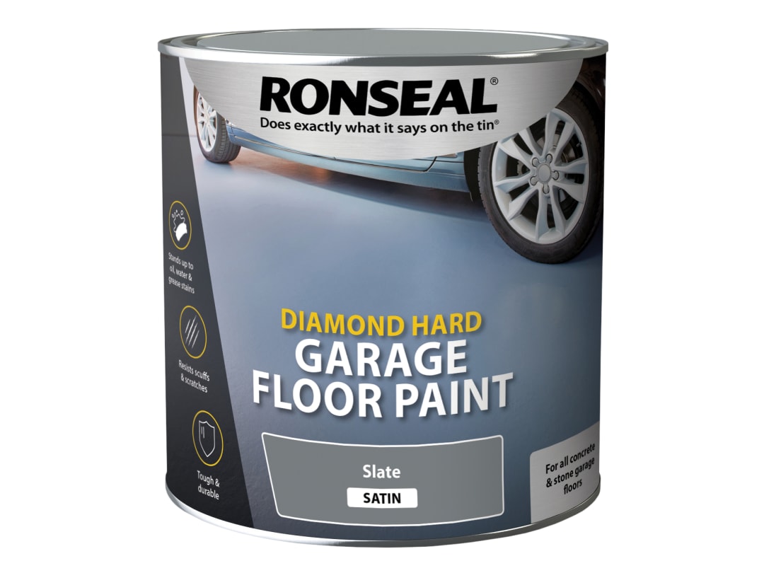 Ronseal Diamond Hard Garage Floor Paint Slate 2.5 litre 35761
