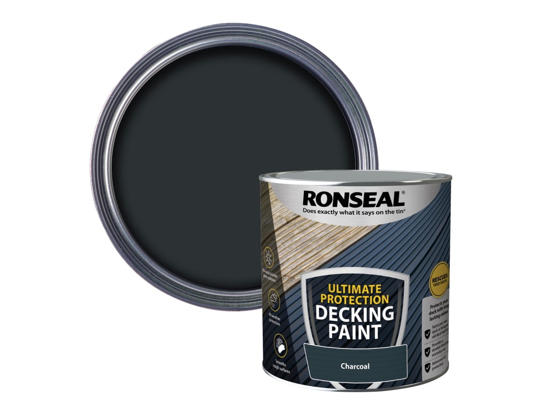 Ronseal Ultimate Protection Decking Paint Charcoal 2.5 litre 39143