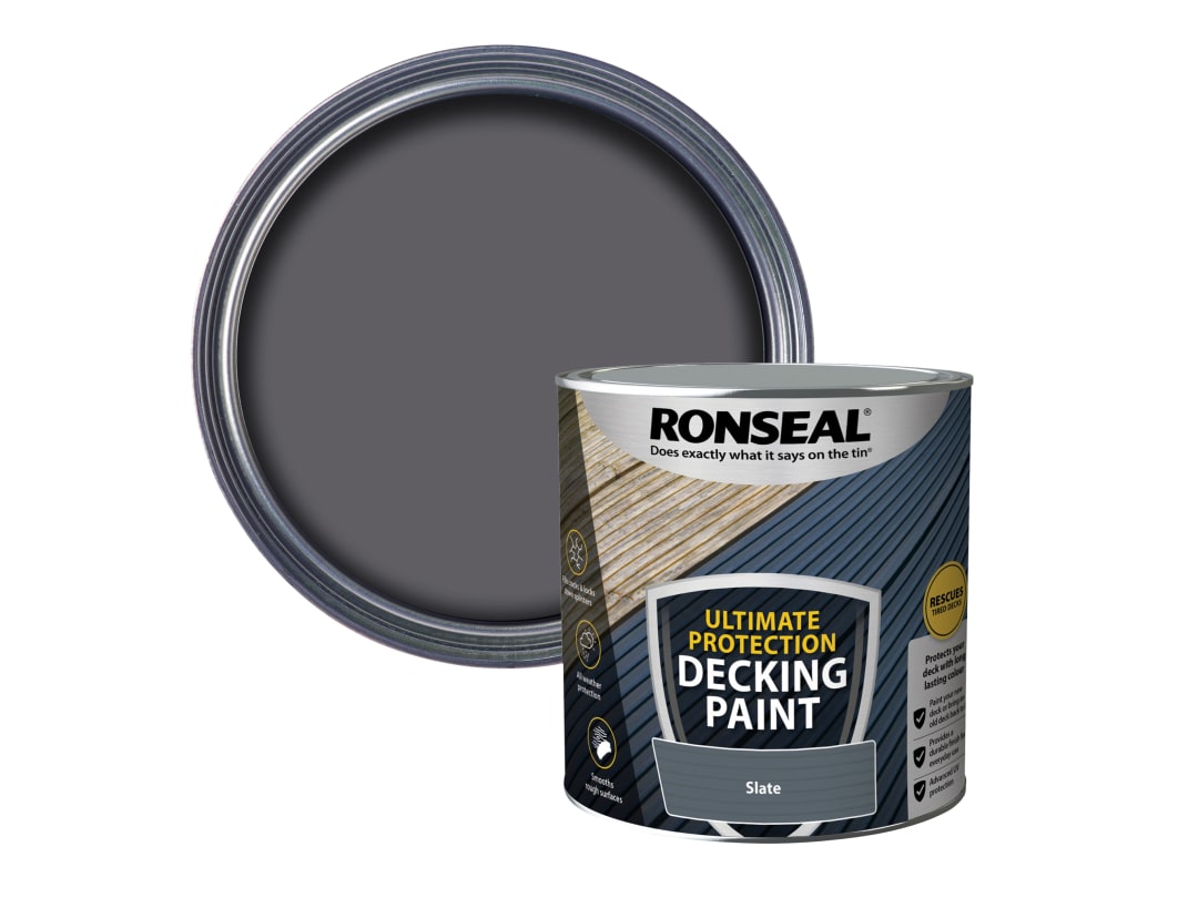 Ronseal Ultimate Protection Decking Paint Slate 2.5 litre 39159