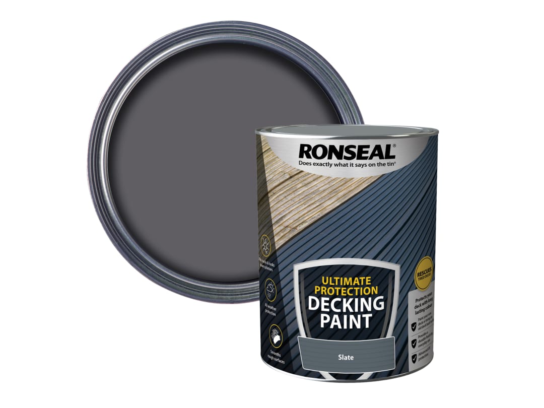 Ronseal Ultimate Protection Decking Paint Slate 5 litre 39160