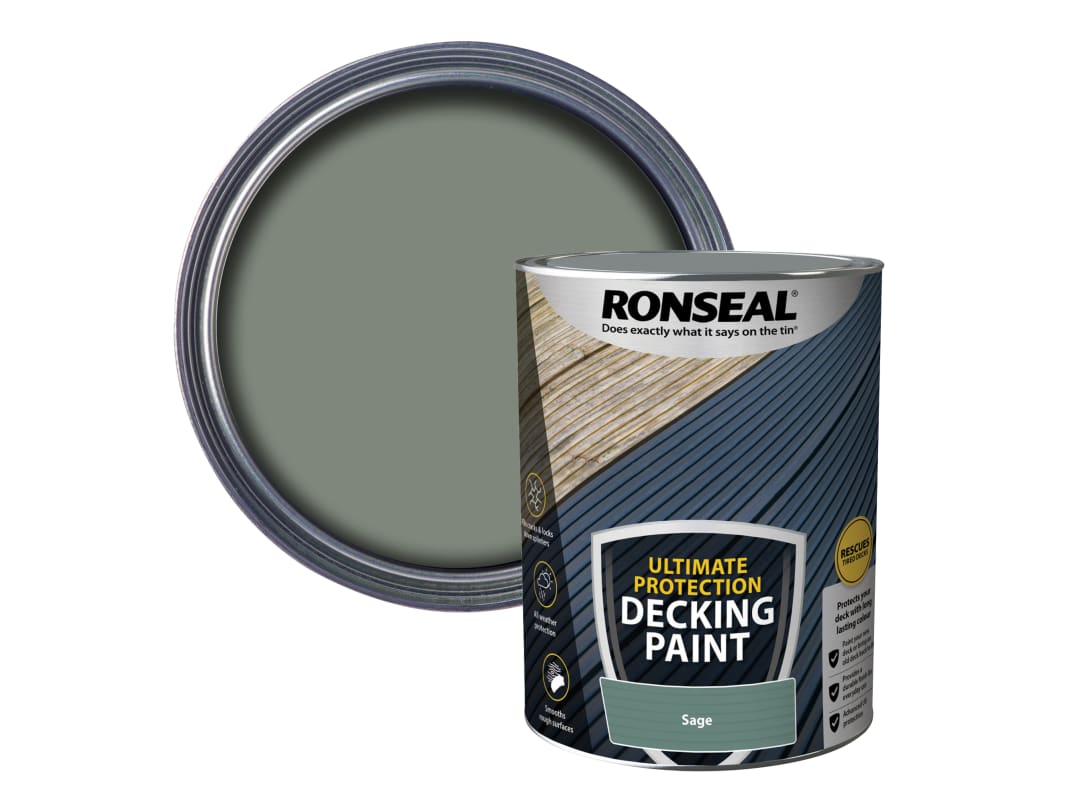 Ronseal Ultimate Protection Decking Paint Willow 5 litre 39163