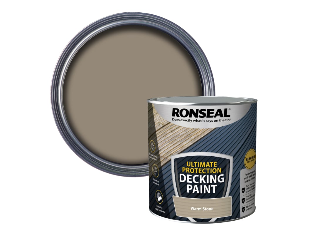 Ronseal Ultimate Protection Decking Paint Warm Stone 2.5 litre 39164