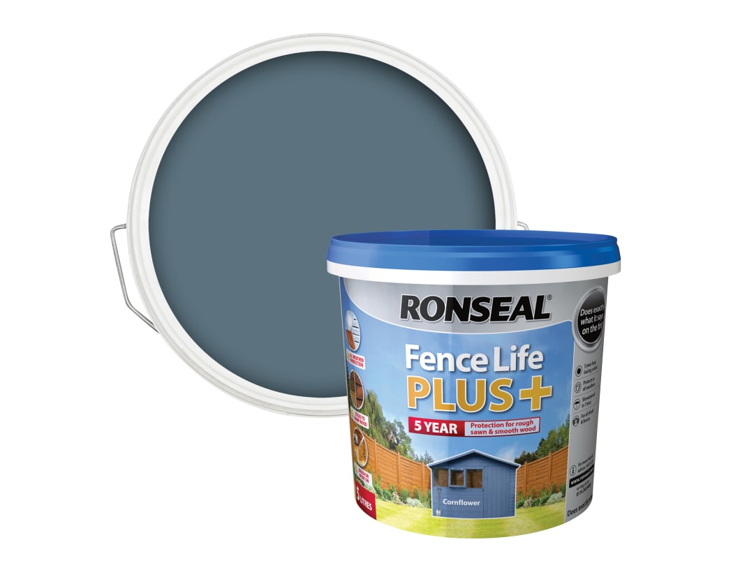 Ronseal Fence Life+ Cornflower 5L 37628
