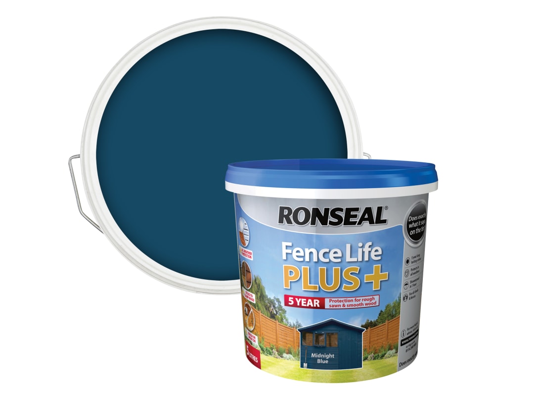 Ronseal Fence Life+ Midnight Blue 5L 38640