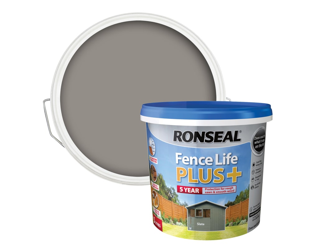 Ronseal Fence Life+ Slate 5L 37629