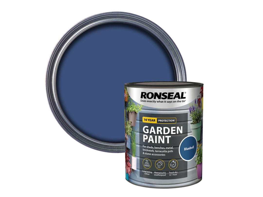 Ronseal Garden Paint Bluebell 750ml 37400