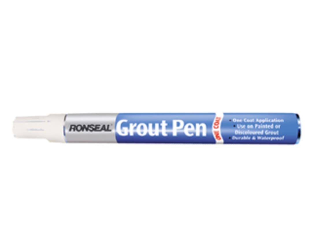 Ronseal One Coat Grout Pen Brilliant White 15ml 37326