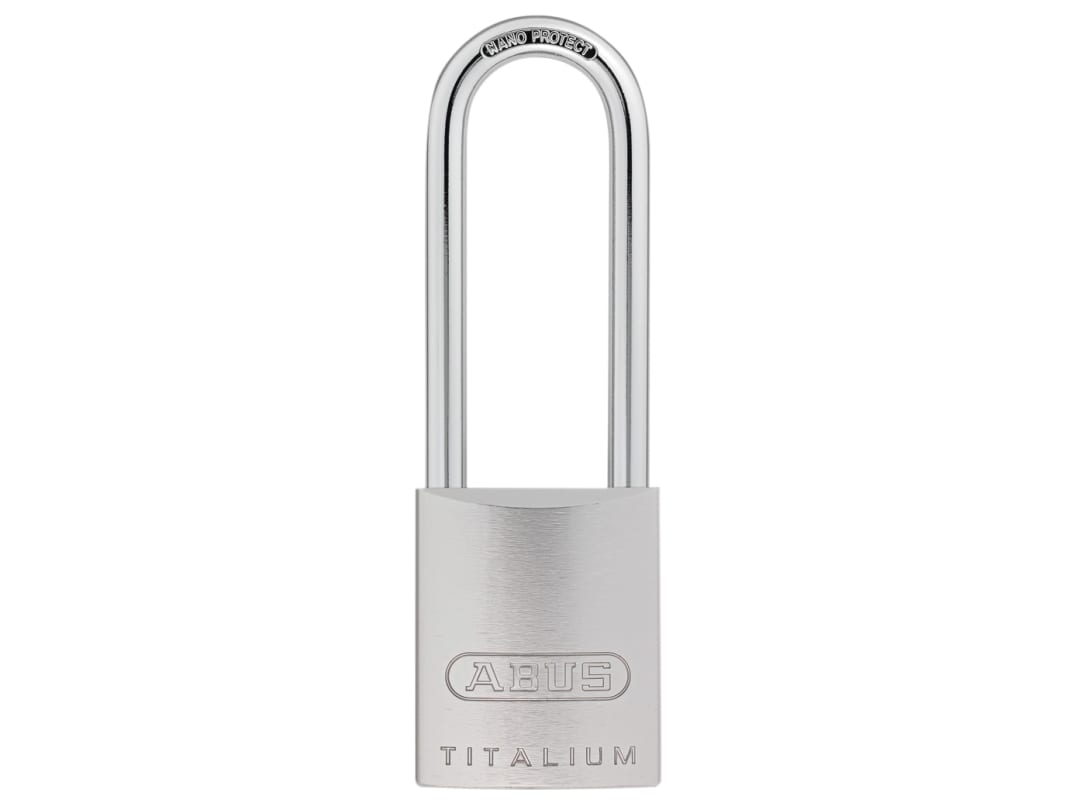 ABUS Mechanical 86TI/45mm TITALIUM™ Padlock Without Cylinder 80mm Long Shackle 10004391-01