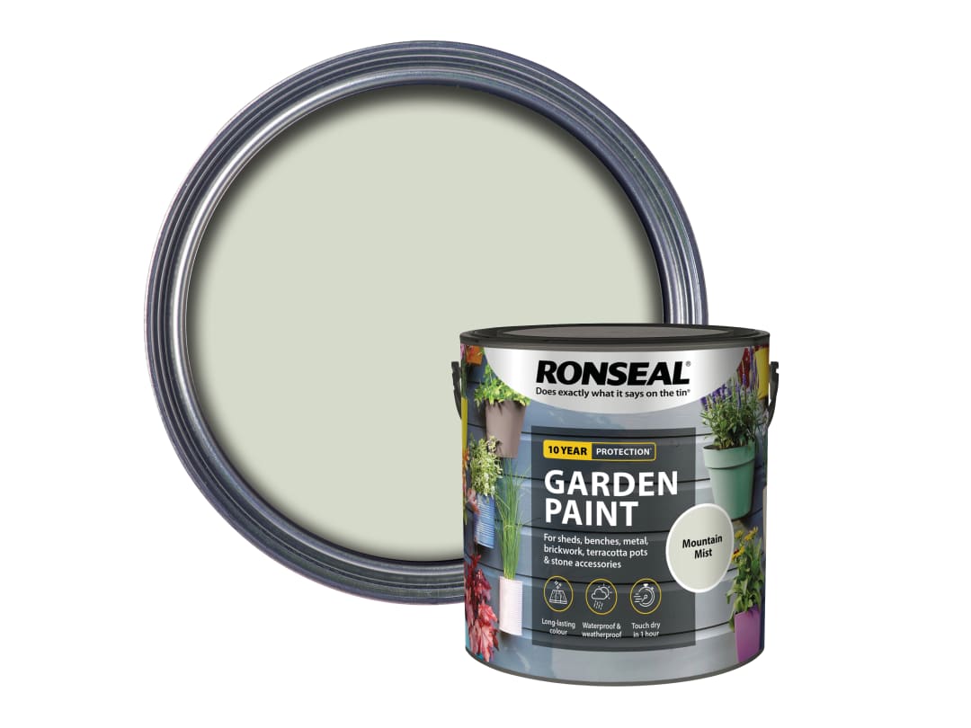 Ronseal Garden Paint Mountain Mist 2.5 litre 39441