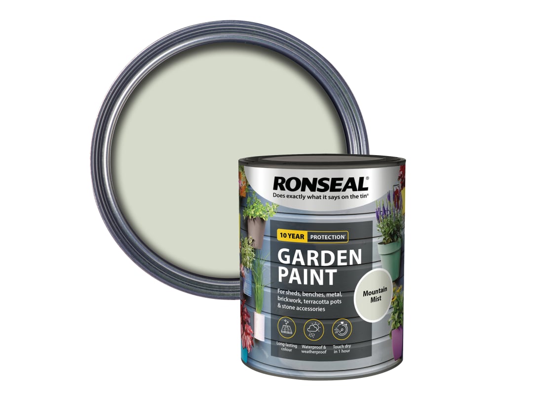 Ronseal Garden Paint Mountain Mist 750ml 39440