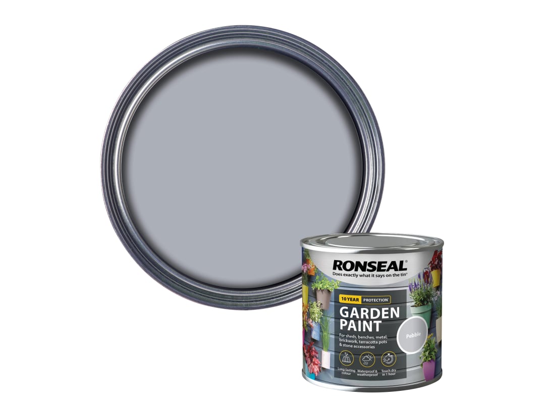 Ronseal Garden Paint Pebble 250ml 38264