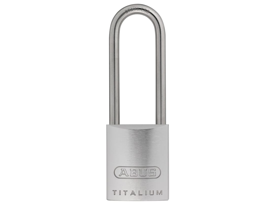 ABUS Mechanical 86TI/45mm TITALIUM™ Padlock Without Cylinder 70mm Long Stainless Steel Shackle 10004392-01