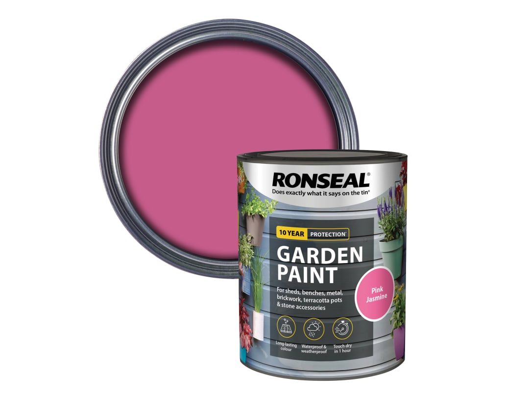 Ronseal Garden Paint Pink Jasmine 750ml 37407