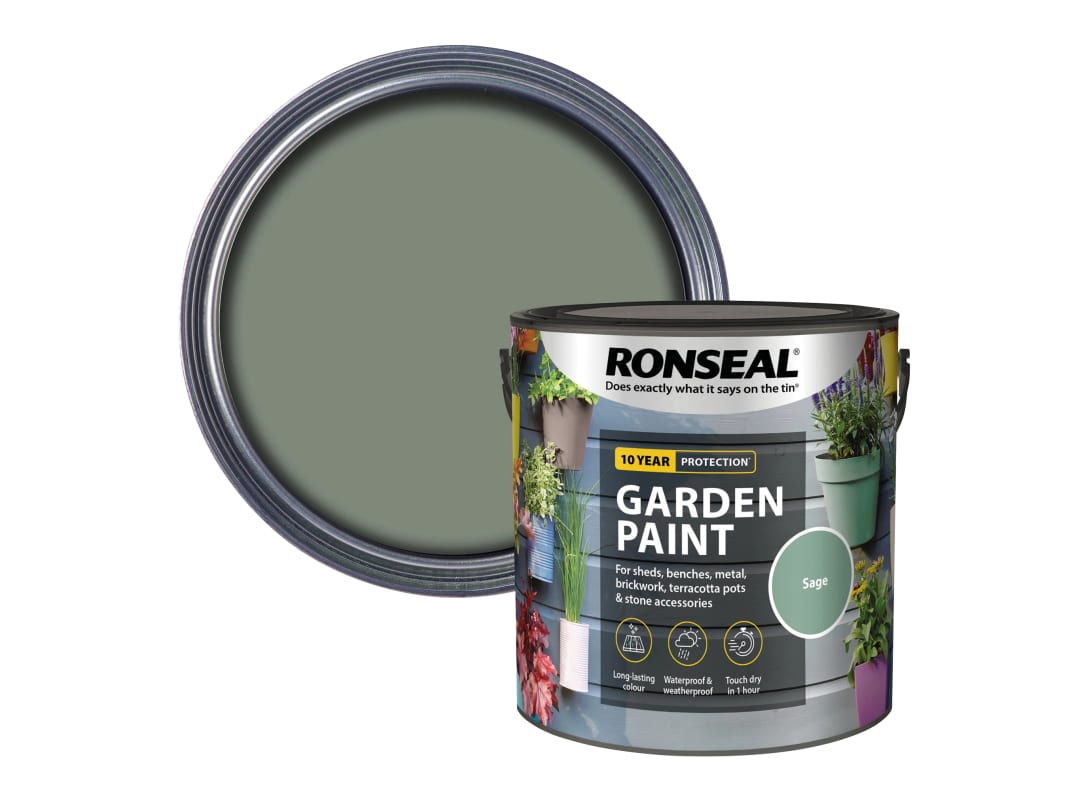 Ronseal Garden Paint Sage 2.5L 37419