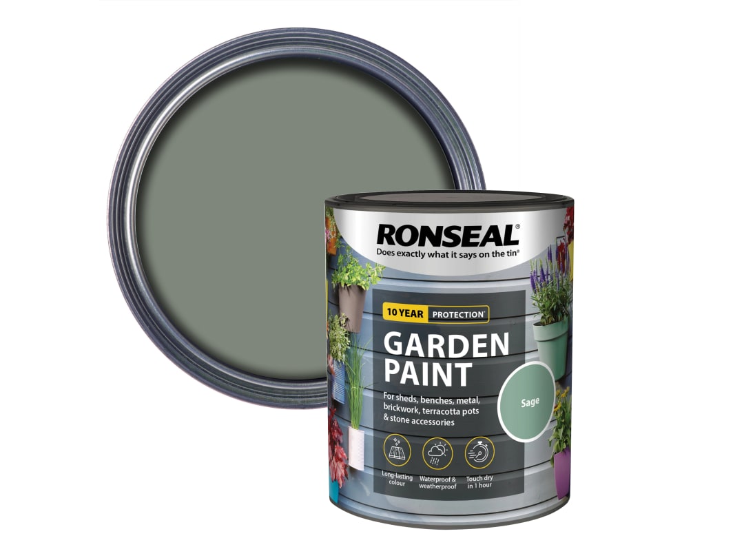 Ronseal Garden Paint Sage 750ml 37395