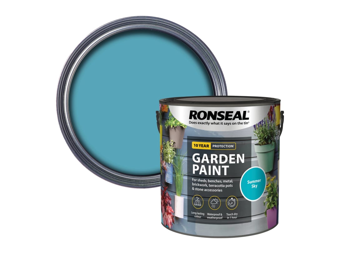 Ronseal Garden Paint Summer Sky 2.5L 38514