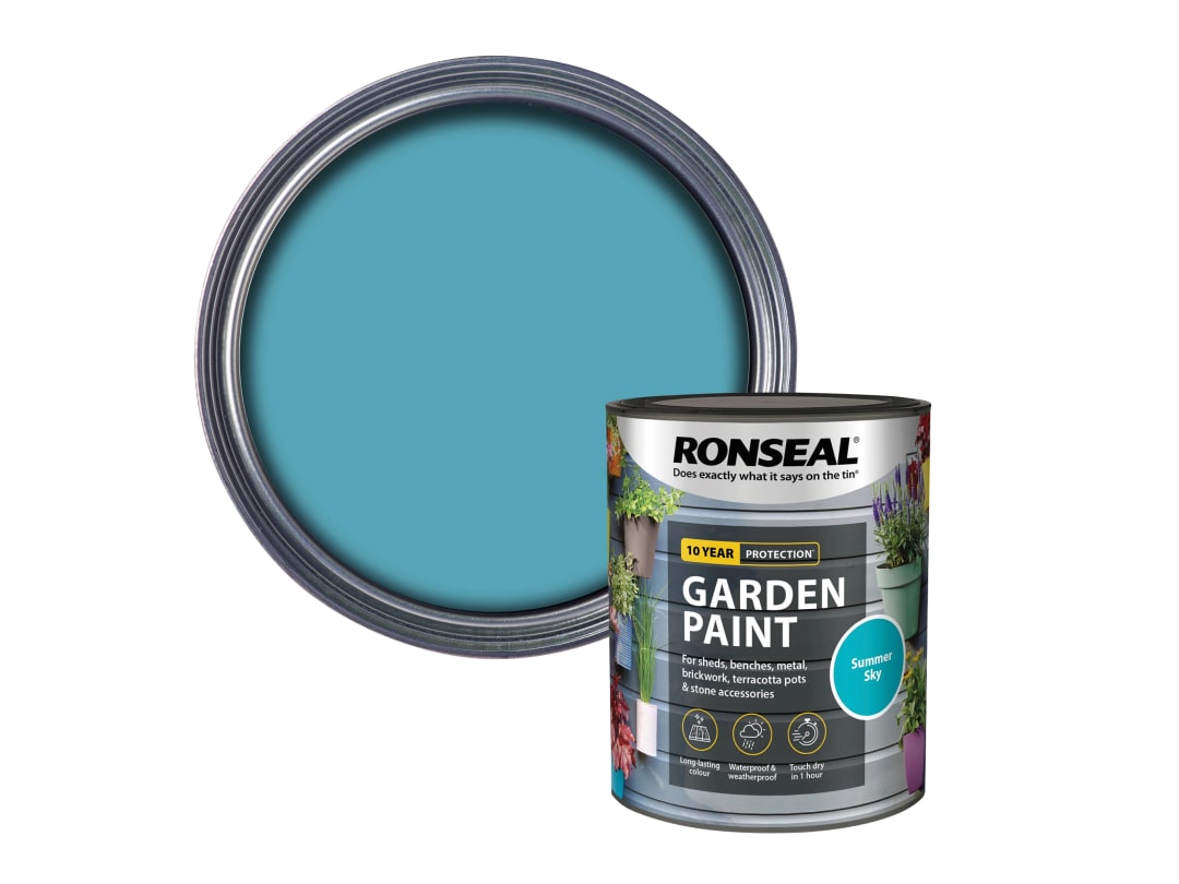 Ronseal Garden Paint Summer Sky 750ml 37416