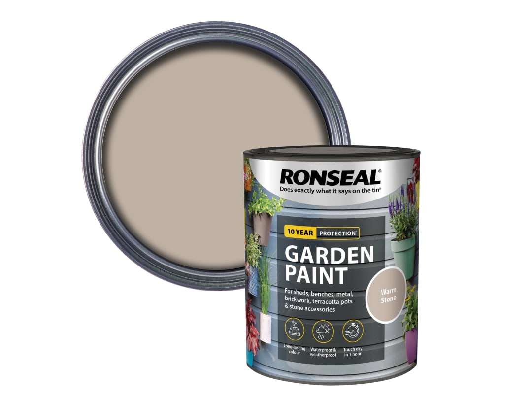 Ronseal Garden Paint Warm Stone 750ml 37603